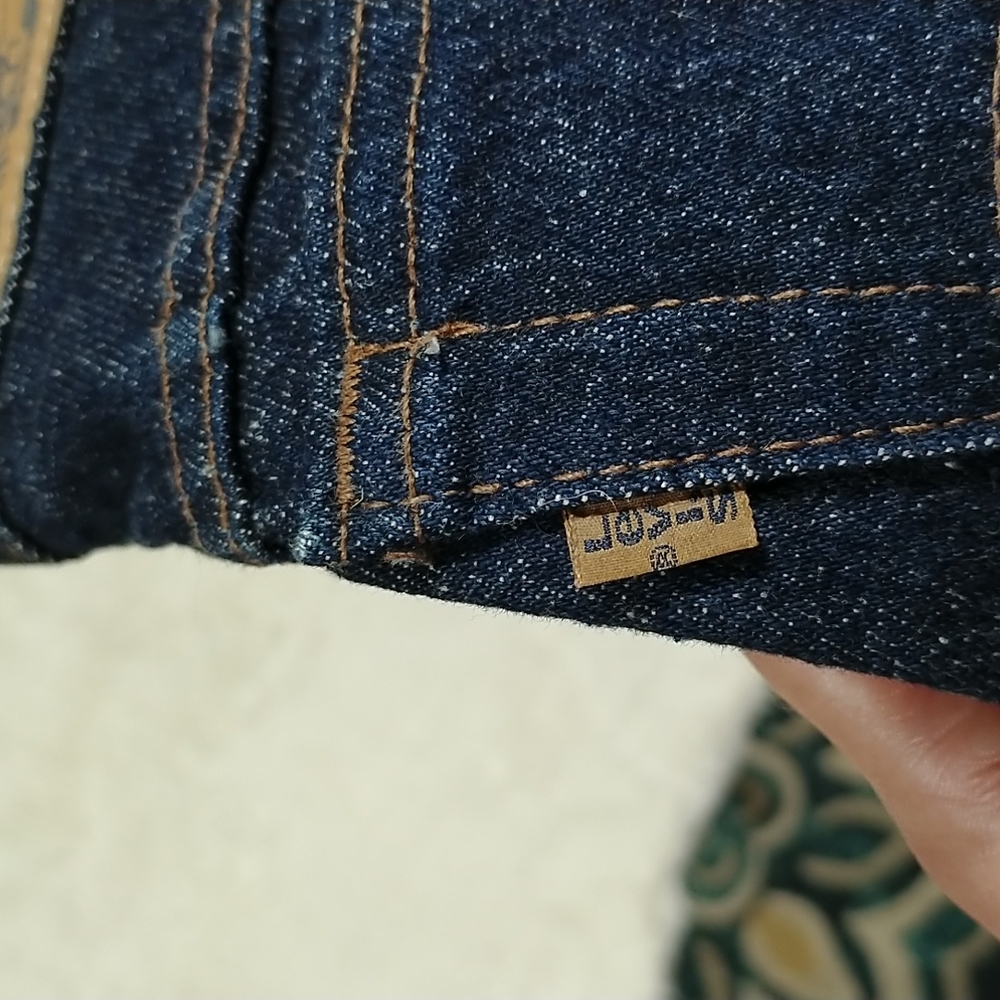 Rare vintage Levi's high rise tapered leg dark wash jeans - Picture 11 of 15